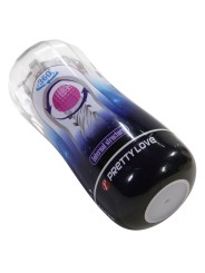 PRETTY LOVE MASTURBADOR CUP 360º TEXTURIZADO TRANSPARENTE